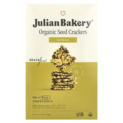 Organic Seed Crackers, Parmesan, 8.4 oz (238 g)