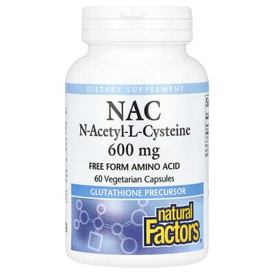 NAC, 600 mg, 60 Vegetarian Capsules