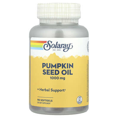 Pumpkin Seed Oil, 1,000 mg, 90 Softgels