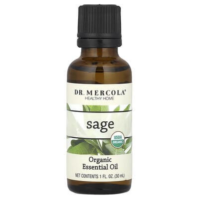 Эфирное масло Dr. Mercola Organic Sage, 1 oz (30 ml)