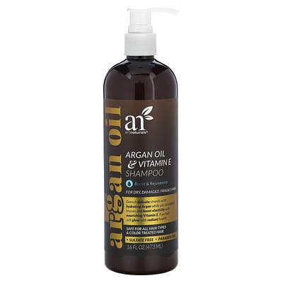 Шампунь с аргановым маслом и витамином E, 16 fl oz (473 ml)