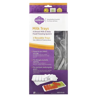 Milkies, Milk Trays, 2 Reusable Trays
