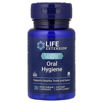 FLORASSIST® Probiotic, Oral Hygiene, 30 Vegetarian Lozenges