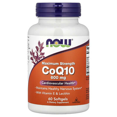 CoQ10 With Vitamin E & Lecithin, 60 Softgels