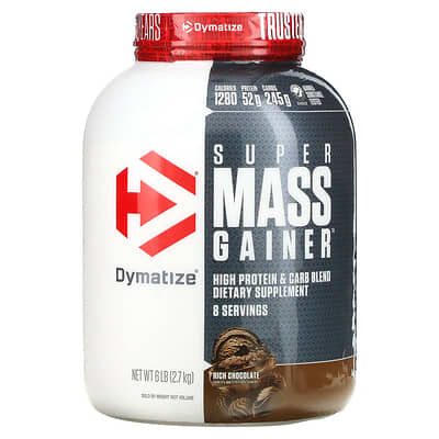 Super Mass Gainer™, Rich Chocolate, 6 lb (2.7 kg)