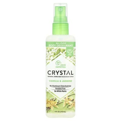 Mineral-Enriched Deodorant Spray, Vanilla & Jasmine, 4 fl oz (118 ml)