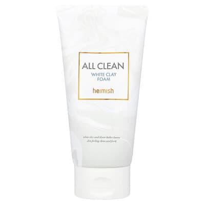 All Clean, Пенка для умывания, Белая глина, 5.29 oz (150 g)