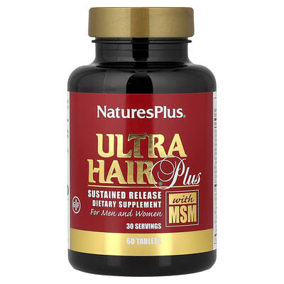 Ultra Hair Plus with MSM, For Men and Women, 60 Tablets