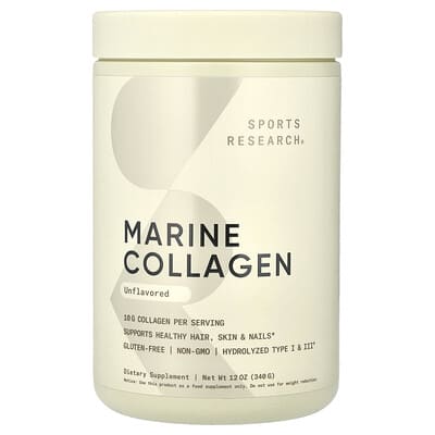 Marine Collagen, Unflavored, 12 oz (340 g)