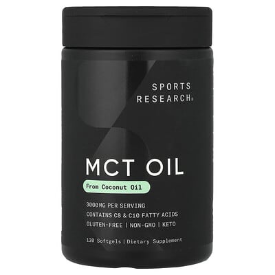 MCT Oil, 120 Softgels (1,000 mg per Softgel)