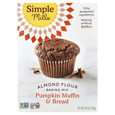 Almond Flour Baking Mix, Pumpkin Muffin & Bread, 9 oz (255 g)