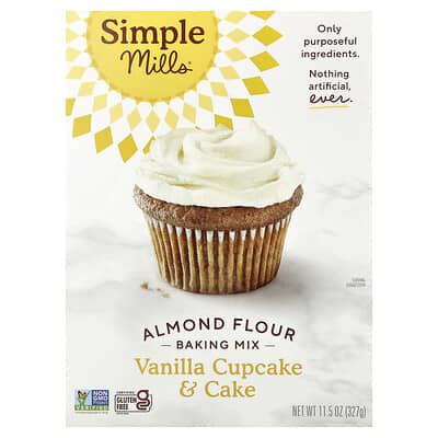 Almond Flour Baking Mix, Vanilla Cupcake & Cake, 11.5 oz (327 g)