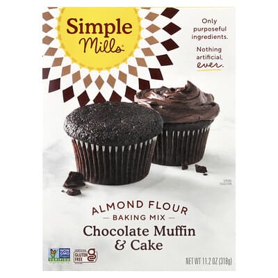 Almond Flour Baking Mix, Chocolate Muffin & Cake, 11.2 oz (318 g)