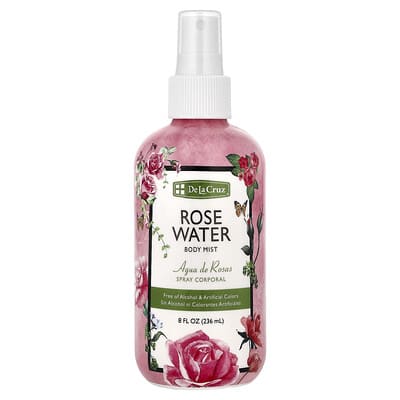 Rose Water Body Mist, 8 fl oz (236 ml)