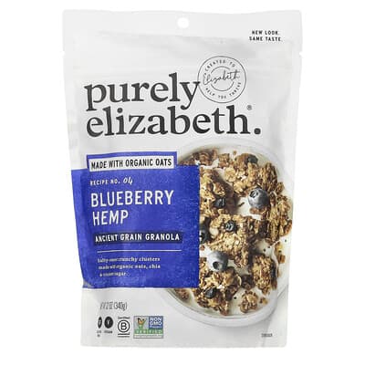 Ancient Grain Granola, Blueberry Hemp, 12 oz (340 g)