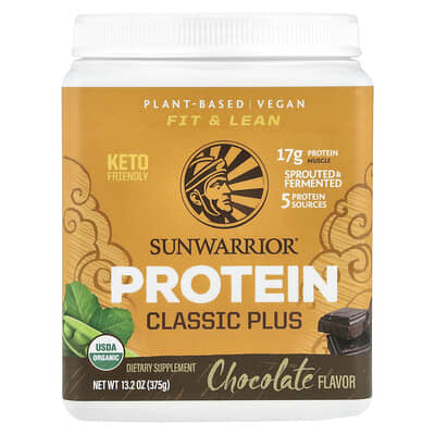 Classic Plus Protein, Chocolate, 13.2 oz (375 g)