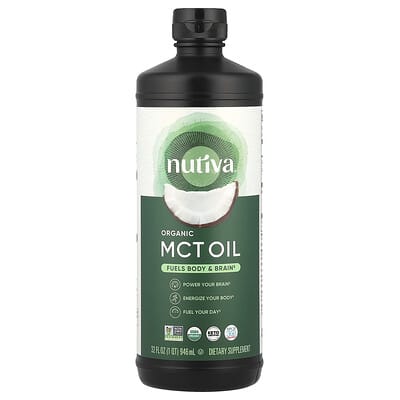 Органическое MCT масло, 32 fl oz (946 ml)