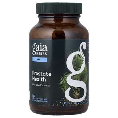Мужские добавки Gaia Herbs для здоровья простаты, 120 Liquid Phyto-Caps®
