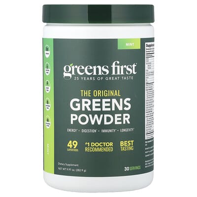 Зеленый порошок, Mint, 9.97 oz (282.9 g)