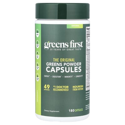 Greens Powder капсулы, 180 капсул