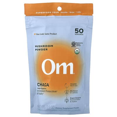 Mushroom Powder, Chaga, 3.5 oz (100 g)