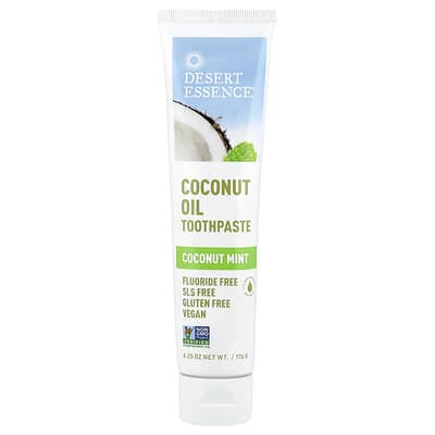 Coconut Oil Toothpaste, Coconut Mint, 6.25 oz (176 g)