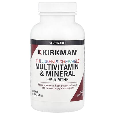 Children's Chewable Multivitamin & Mineral with 5-MTHF, 120 Tablets