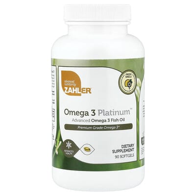 Omega 3 Platinum™, продвинутое рыбье масло Omega 3, 90 мягких капсул