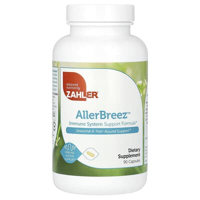 Zahler AllerBreez формула для поддержки иммунной системы, 90 капсул