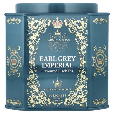 Black Tea, Earl Grey Imperial, 30 Sachets, 2.11 oz (60 g)
