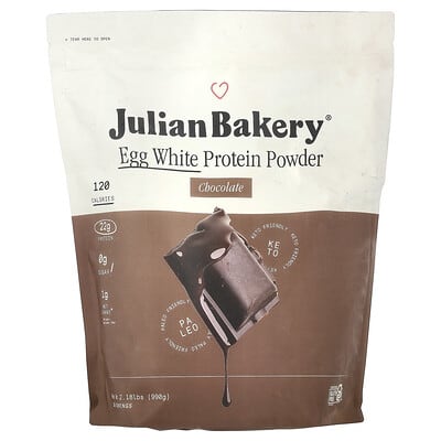 Egg White Protein Powder, Chocolate, 2.18 lbs (990 g)