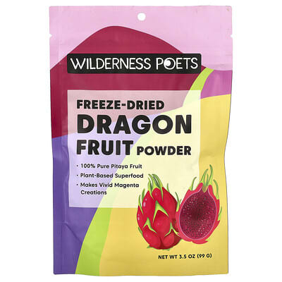 Freeze Dried Dragon Fruit Powder, 3.5 oz (99 g)