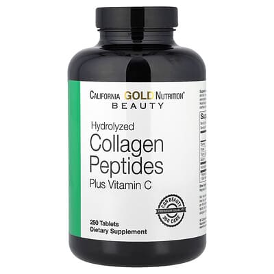 Hydrolyzed Collagen Peptides, Type I & III, 250 Tablets
