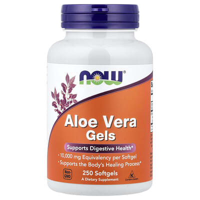 Aloe Vera гель, 250 мягких капсул (50 mg в каждой капсуле)