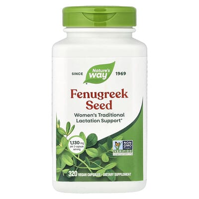 Fenugreek Seed, 320 Vegan Capsules (565 mg per Capsule)