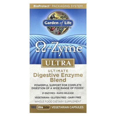 O-Zyme™ Ultra, Ultimate Digestive Enzyme Blend, 180 UltraZorbe™ Vegetarian Capsules