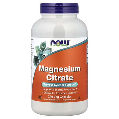 Magnesium Citrate, 240 Veg Capsules (133 mg per Capsule)