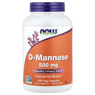 D-Mannose, 500 mg, 240 вегетарианских капсул