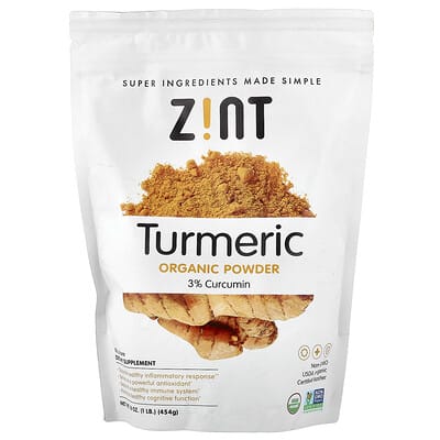 Turmeric Organic Powder, 16 oz (454 g)