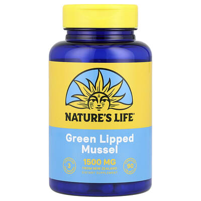 Green Lipped Mussel, 90 Capsules (500 mg per Capsule)