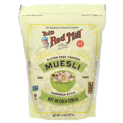 Gluten Free Tropical Muesli, Mango & Coconut, 14 oz (397 g)