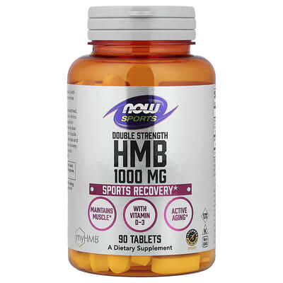Спортивные добавки HMB с витамином D-3, 90 таблеток (1,000 mg на таблетку)