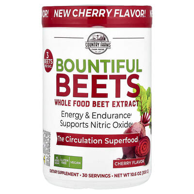 Bountiful Beets, экстракт свеклы, вишня, 10.6 oz (300 g)
