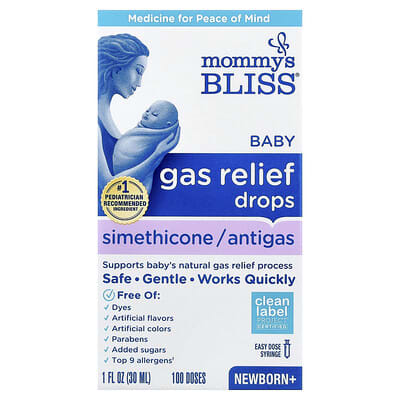 Baby Gas Relief Drops, Newborn+, 1 fl oz (30 ml)