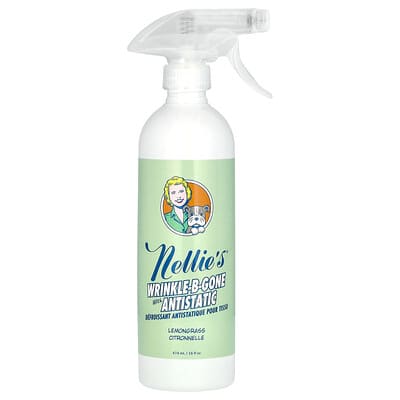 Wrinkle-B-Gone with Antistatic, Lemongrass, 16 fl oz (474 ml)