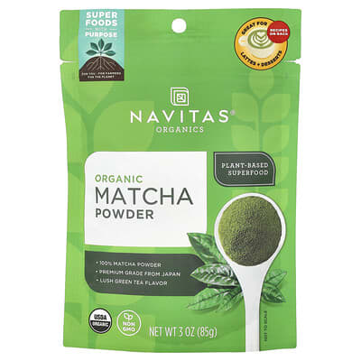 Organic Matcha Powder, 3 oz (85 g)
