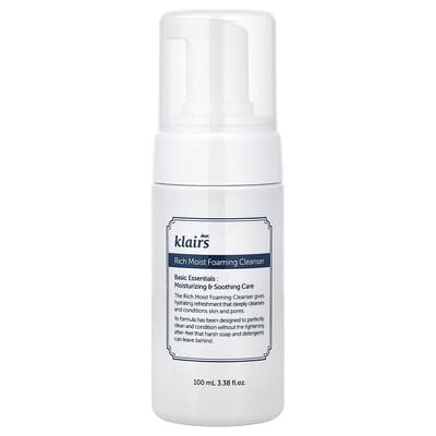Dear, Klairs Пенящийся очищающий крем Rich Moist, 3.38 fl oz (100 ml)