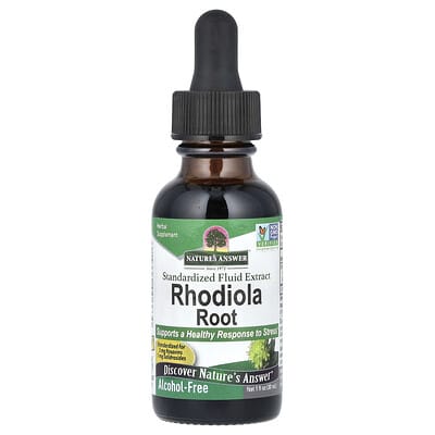 Rhodiola Root, Standardized Fluid Extract, Alcohol-Free, 1,000 mg, 1 fl oz (30 ml)