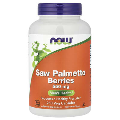 Saw Palmetto Berries, 550 mg, 250 Veg Capsules