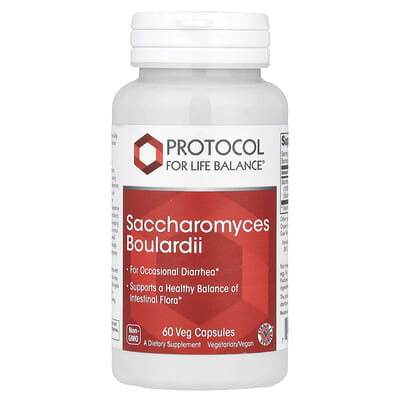 Saccharomyces Boulardii, 60 Veg Capsules (500 mg per Capsule)